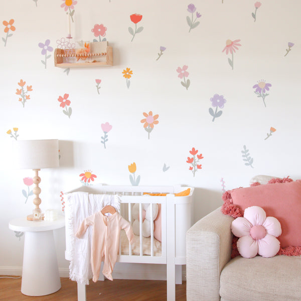 In Bloom Floral Wall Decals