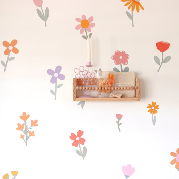 In Bloom Floral Wall Decals