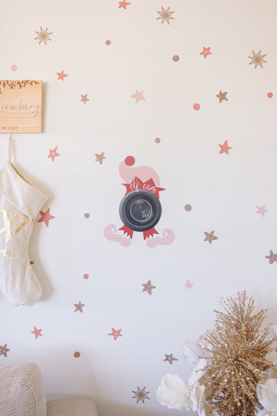 Elf Cam Christmas Wall Decals