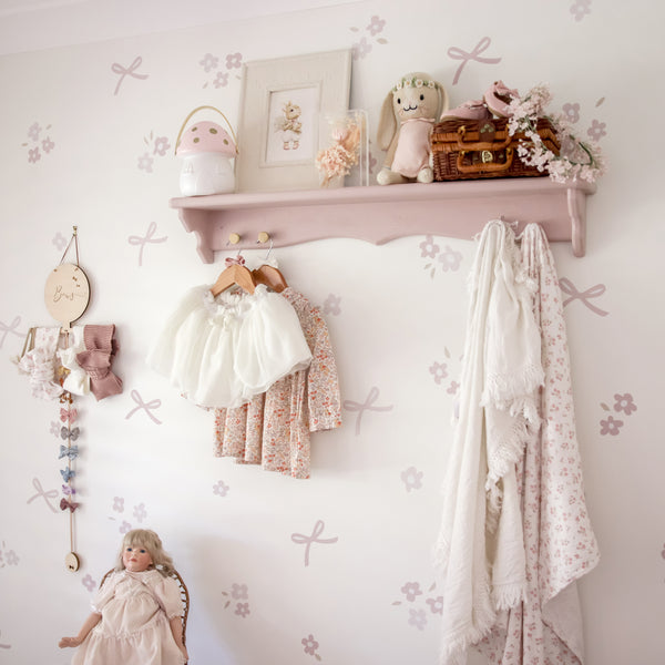 Mini Vintage Flower Decals