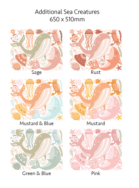 Mermaid Trio Wall Decals