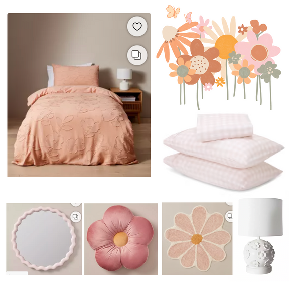 Happy Colourful flower Wall decals