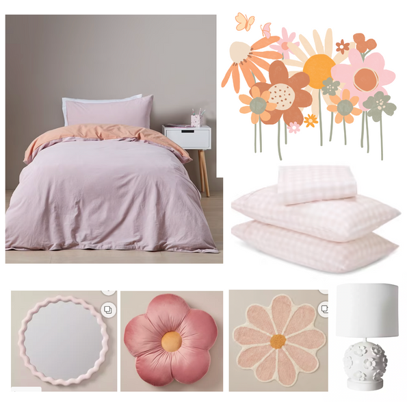 Happy Colourful flower Wall decals