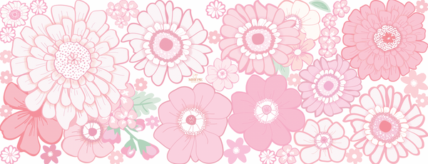 Pink Vibes wall Decals