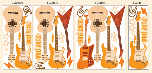 Guitar Wall Decals
