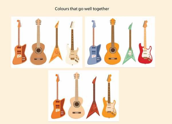 Guitar Wall Decals