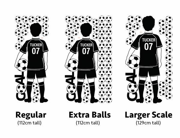 Soccer Boy Wall Decal