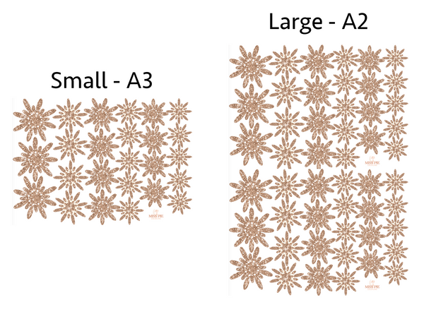 Snowflake Christmas Wall Decals