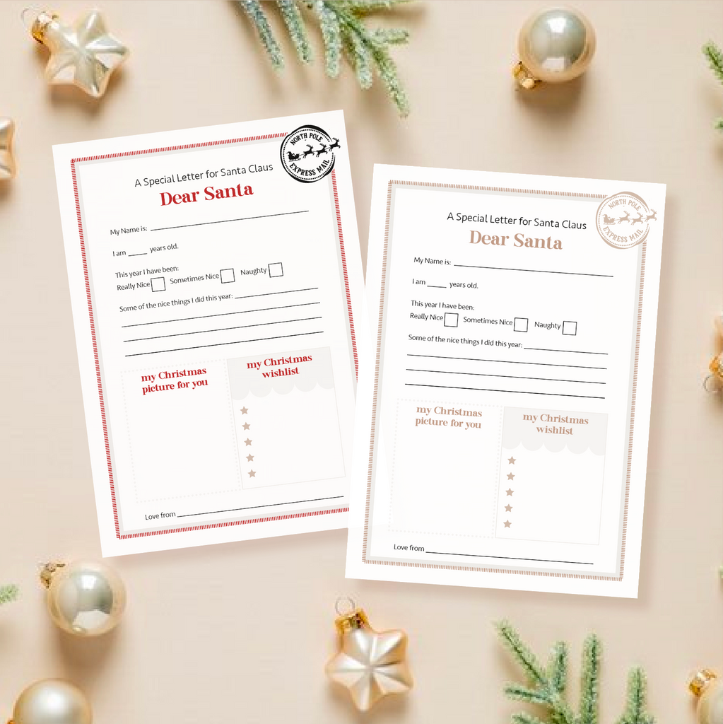 1 Free Christmas Wish List Print