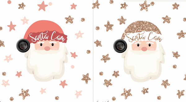 Santa Cam Christmas Wall Decals