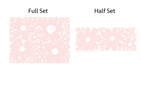 Giant flower Decals