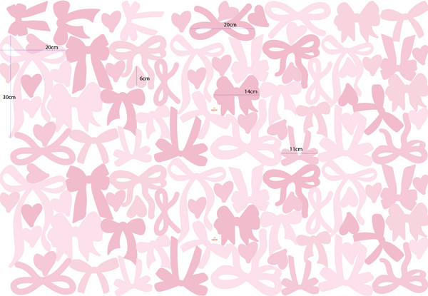 Mixed Bow Decals