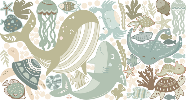 Sea Animal wall decals