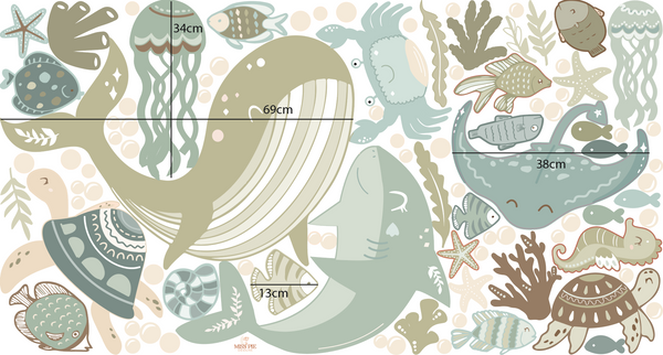 Sea Animal wall decals