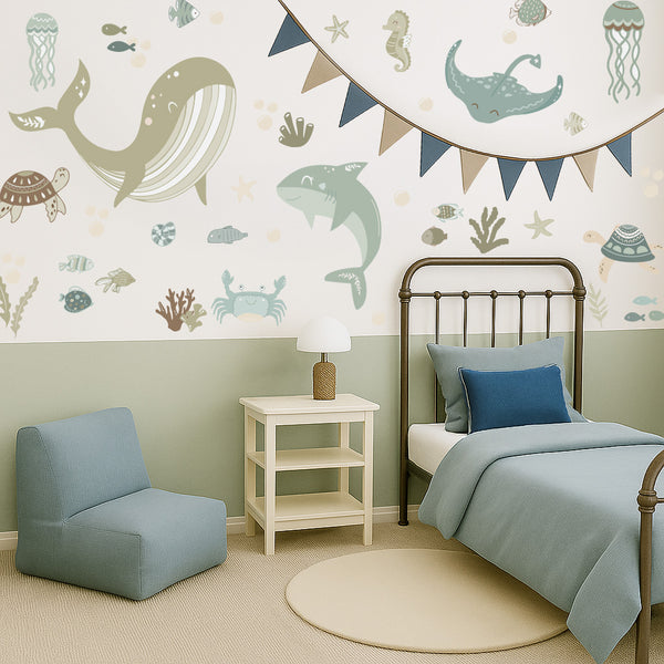 Sea Animal wall decals