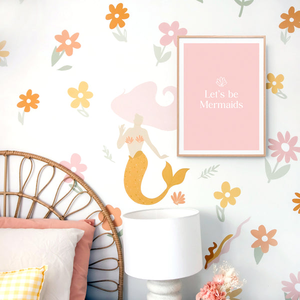 Let's Be Mermaids prints