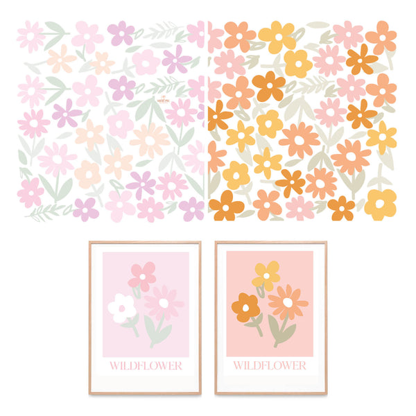 Wild Flower Decals