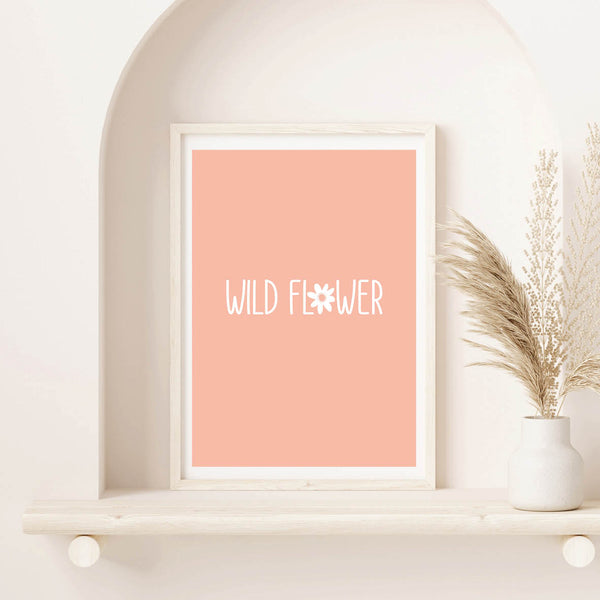 A3 Wild Flower Print