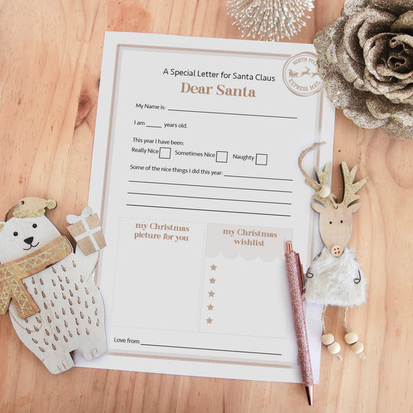 1 Free Christmas Wish List Print