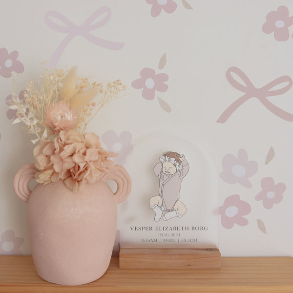 Mini Vintage Bow Decals (matches mini vintage flowers)
