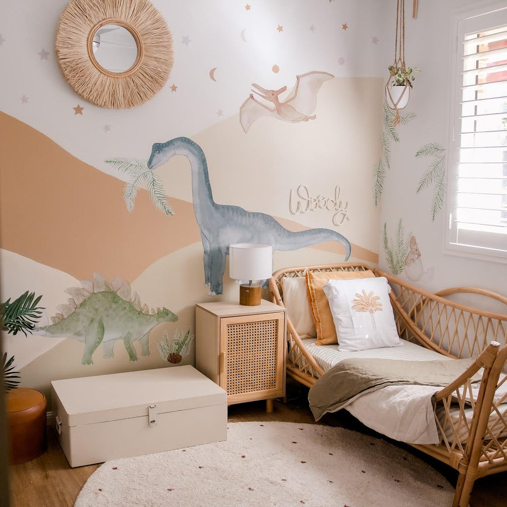 Watercolour Dinosaur Wall Decals
