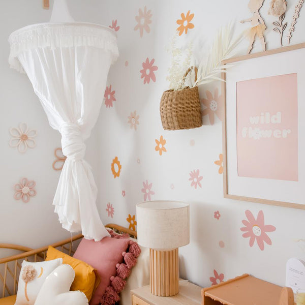 Simply Sweet Flower Decals (Different colours)