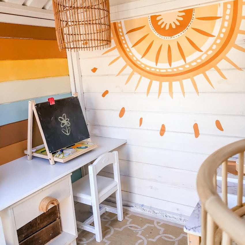 Half Sunshine Wall Decal