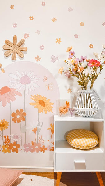 Medium and Large Floral Arch Wall Decals