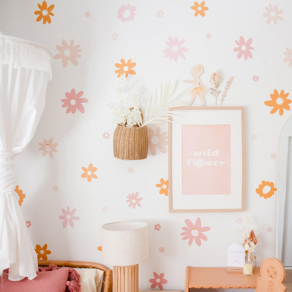 Simply Sweet Flower Decals (Different colours)