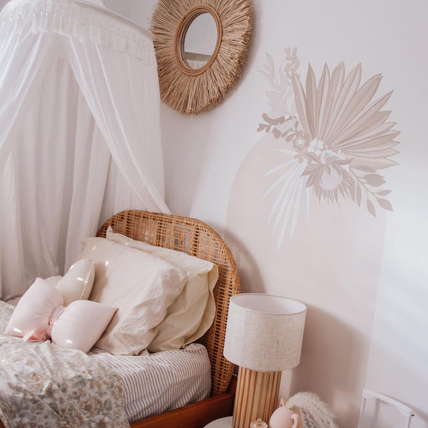 Dried flower arch - Tan
