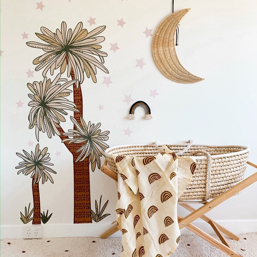 Succulent Tree Wall Decal