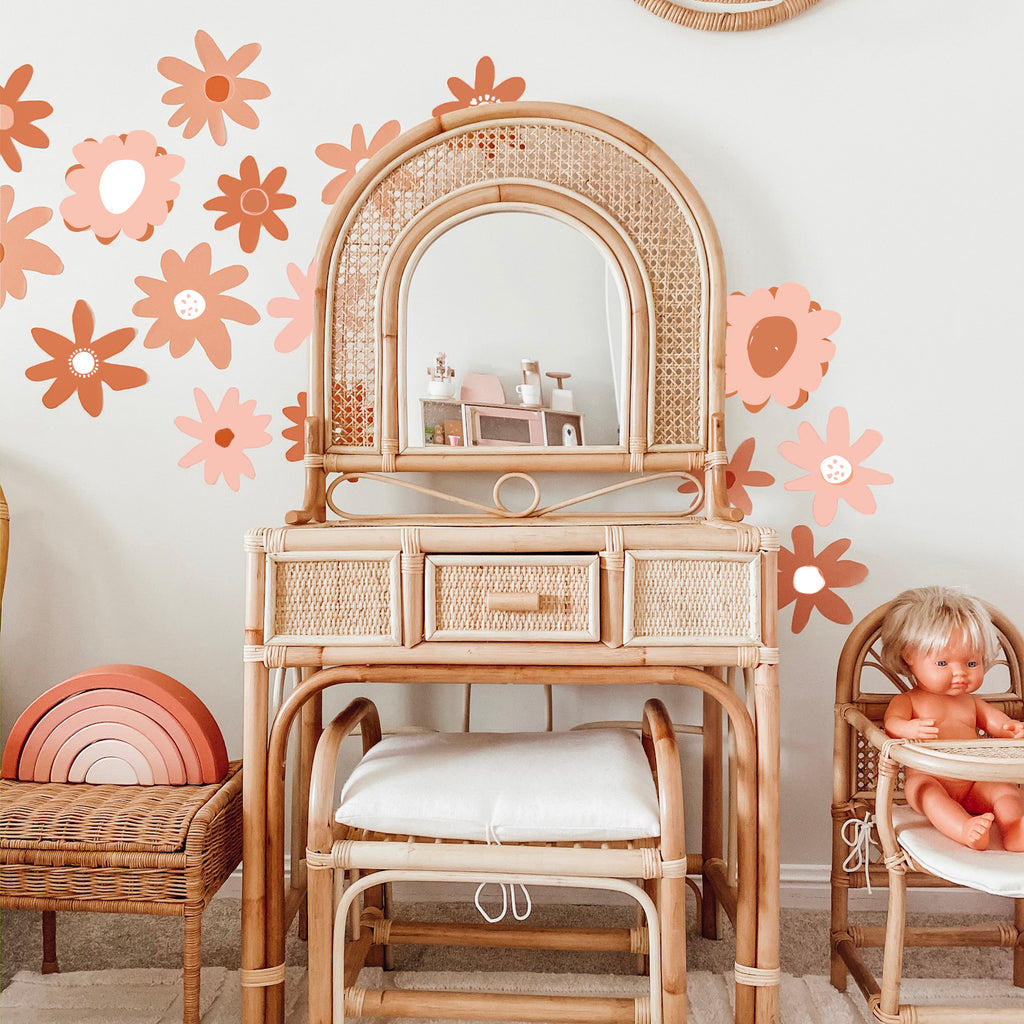 Simply Sweet Flower Decals (Different colours)