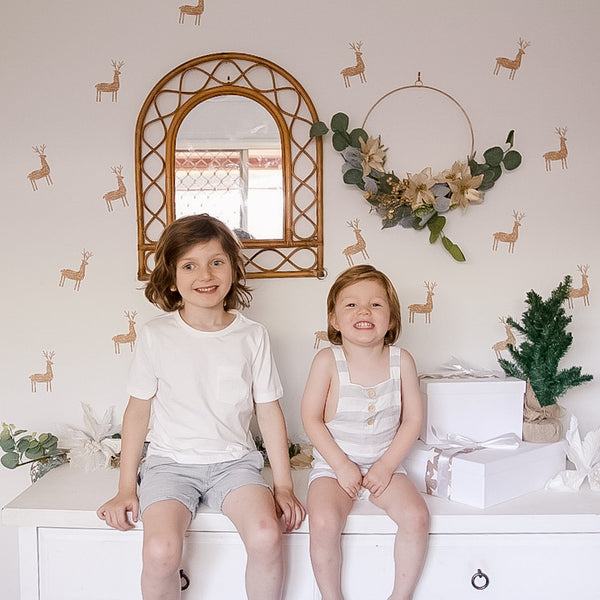 Reindeer Christmas Wall Decals