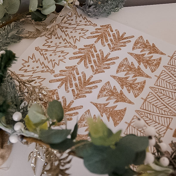 Mini Christmas tree Wall Decals