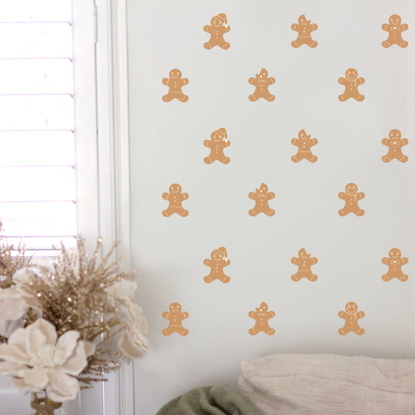 Gingerbread Men Wall Decals