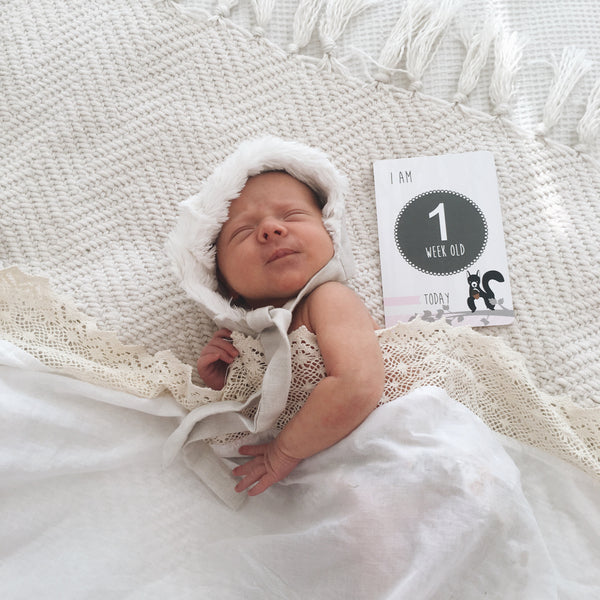 Baby - Pink Milestone Cards