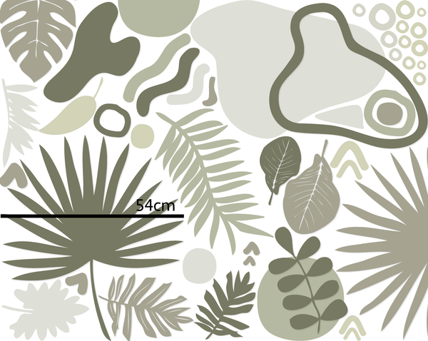 Green Leaves Decals