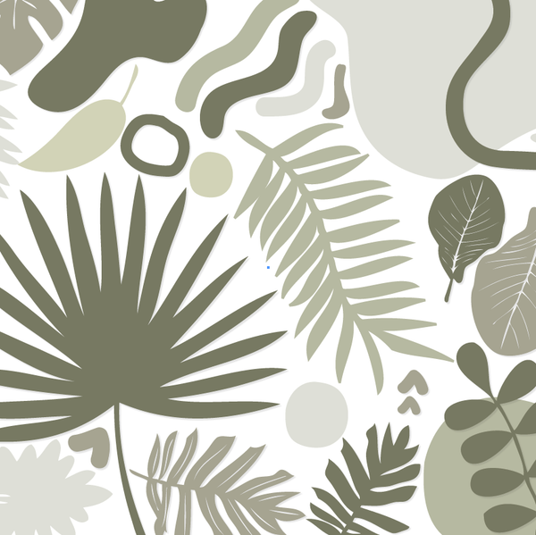 Green Leaves Decals