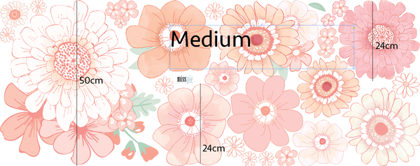 Pastel Vibes wall Decals