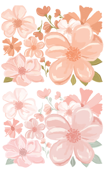 Magnolia flower wall Decals