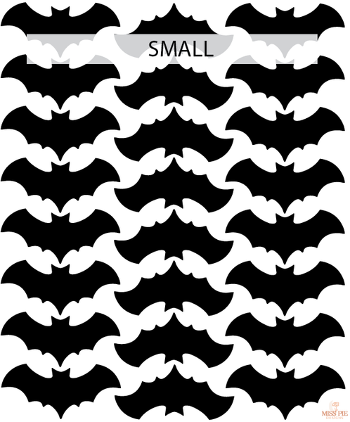 Black Bat Decals