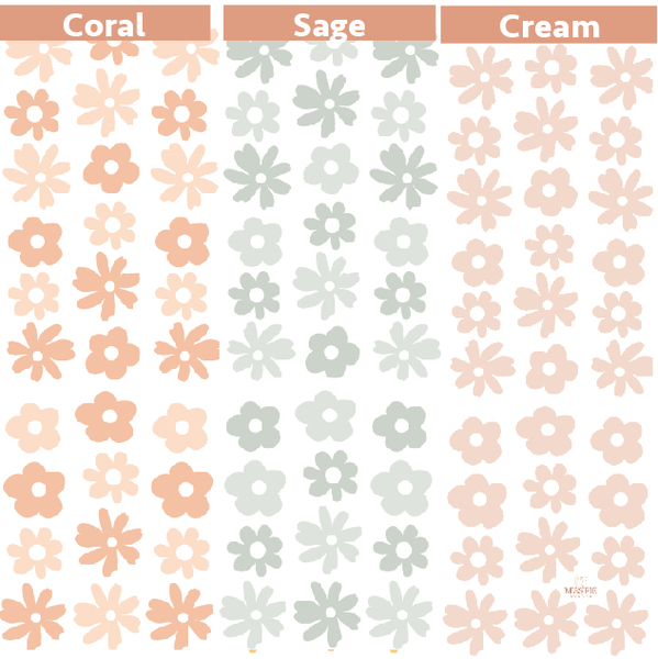 Mini Flower Wall Decal