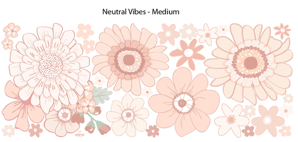 Neautral Vibes wall Decals