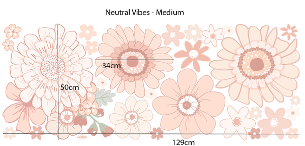 Neautral Vibes wall Decals