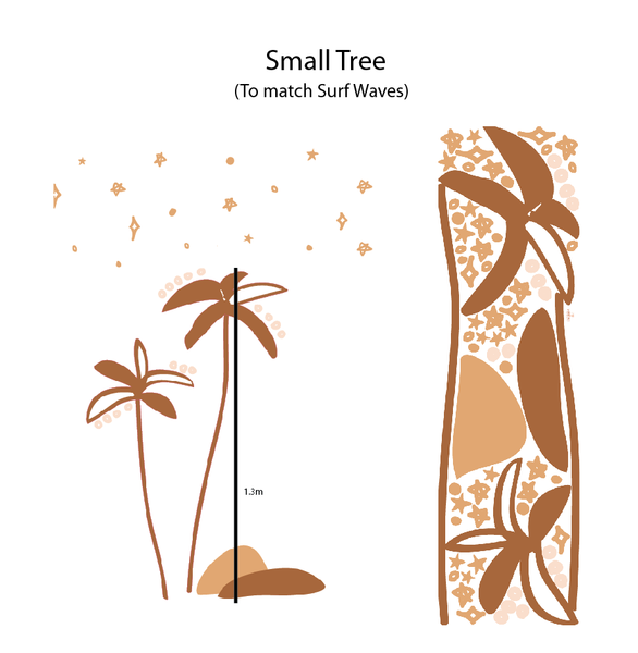 Boho Surfy Wall Decal