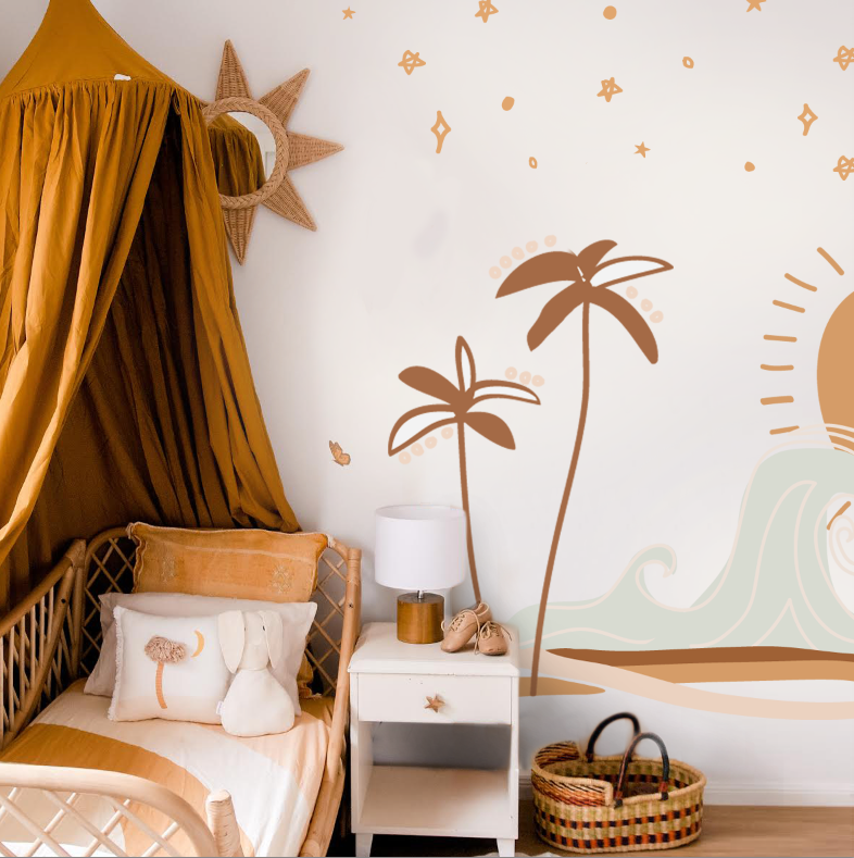 Boho Surfy Wall Decal
