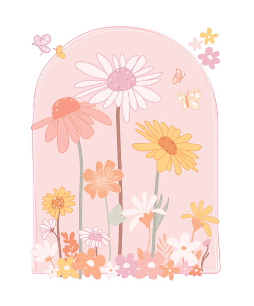 Floral Arch Wall Decals
