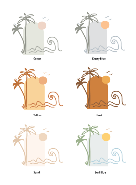 Surf Arch Wall Decals