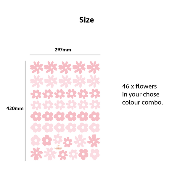 Mini Flower Wall Decal