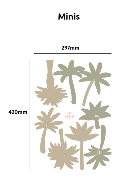 Boho Palm Decals